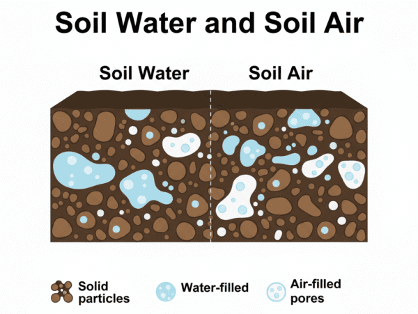Soil Air and Soil Water for B.Sc. Agriculture – indianagriexam.com