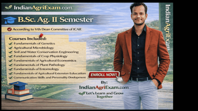 B.Sc. Ag. II Semester (5th dean committee)