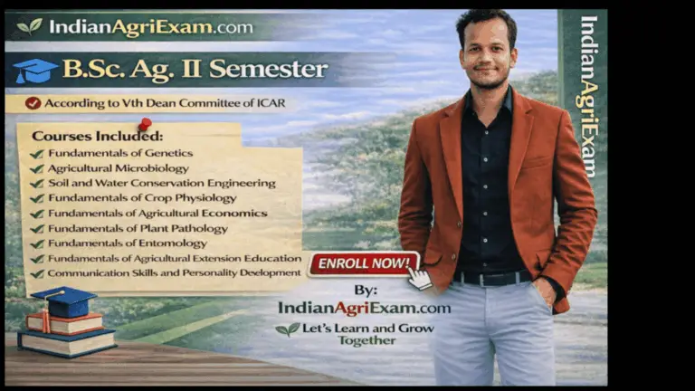 B.Sc. Ag. II Semester (5th dean committee)