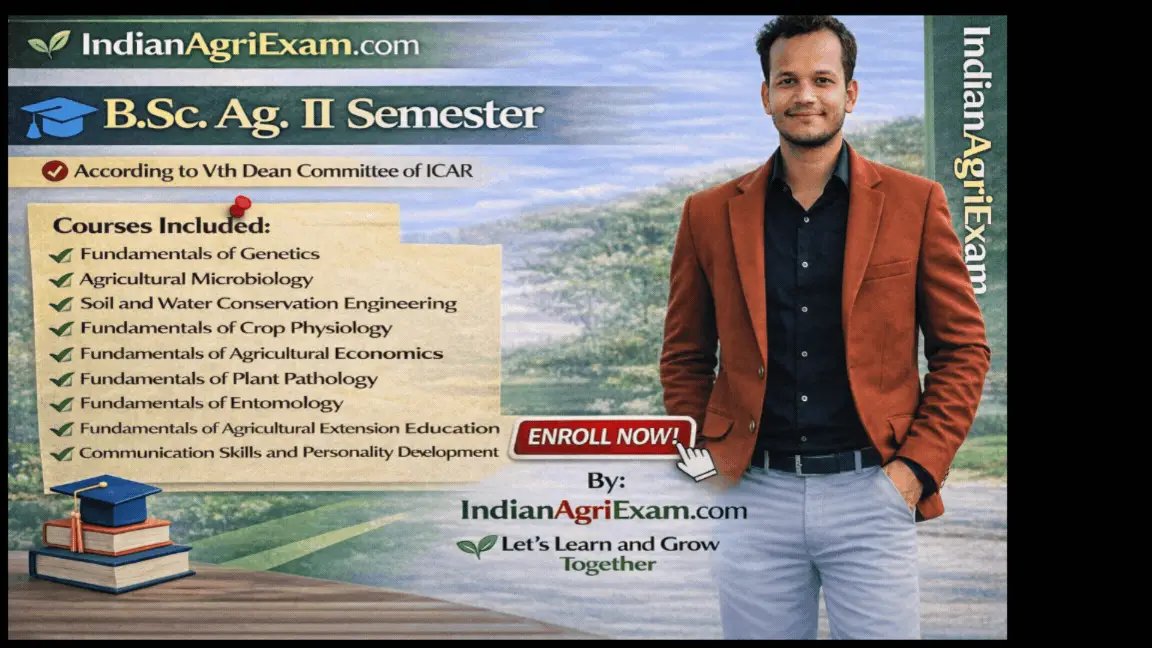 B.Sc. Ag. II Semester (5th dean committee)