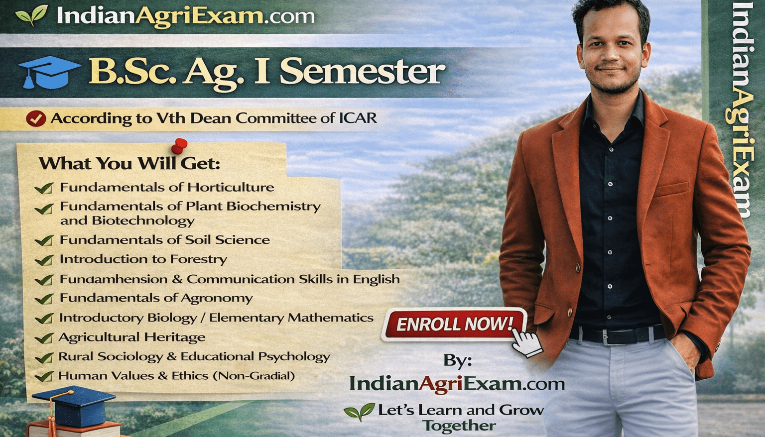 B.Sc. Ag. I Semester (5th dean committee)
